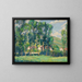 Red Roofs - Joseph Rodefer DeCamp — framed artwork on a wall