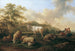 Landscape painting with grazing cattle - Joseph Roos the Elder — artwork view