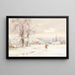 Winter Painting - Joseph Rubens Powell — framed artwork on a wall