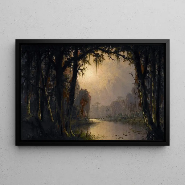 Bayou Teche, Louisiana - Joseph Rusling Meeker — framed artwork on a wall