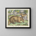 Blaireau - Joseph Scholz — framed artwork on a wall