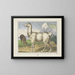 Lama Painting - Joseph Scholz — framed artwork on a wall