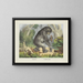 Chimpanzee - Joseph Scholz — framed artwork on a wall