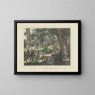 Fox Terrier - Joseph Scholz — framed artwork on a wall