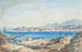 View of the fleet at anchor off Corfu taken from Vido Island - Joseph Schranz — artwork view