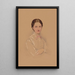 Fanny Hymans Cluysenaar - Joseph Schubert — framed artwork on a wall