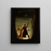 Prospero and Ariel from The Tempest by Shakespeare - Joseph Severn — framed artwork on a wall