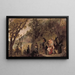 The deserted village - Joseph Severn — framed artwork on a wall