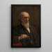 Self-portrait - Joseph Stallaert — framed artwork on a wall