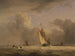 Fishing boat and other vessels in a strong wind - Joseph Stannard — artwork view