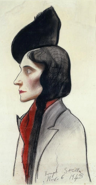 Portrait of Clara Fasano - Joseph Stella — artwork view