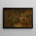 La Gorge aux Loups à Fontainebleau - Joseph Théodore Coosemans — framed artwork on a wall