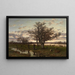 Autumn Painting - Joseph Van Luppen — framed artwork on a wall
