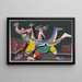 Passe en avant - Joseph Vogel — framed artwork on a wall