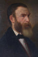 Portrait of a man with a full beard - Joseph Weidner — artwork view