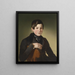 Portrait of a Boy - Joseph Weidner — framed artwork on a wall