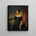Portrait of a Lady - Joseph Weidner — framed artwork on a wall