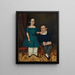 John and Louisa Stock - Joseph Whiting Stock — framed artwork on a wall