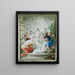 The Resurrection of Christ appears to the disciples - Joseph Winterhalder the Younger — framed artwork on a wall