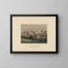 The white-tailed deer - Joseph Wolf — framed artwork on a wall
