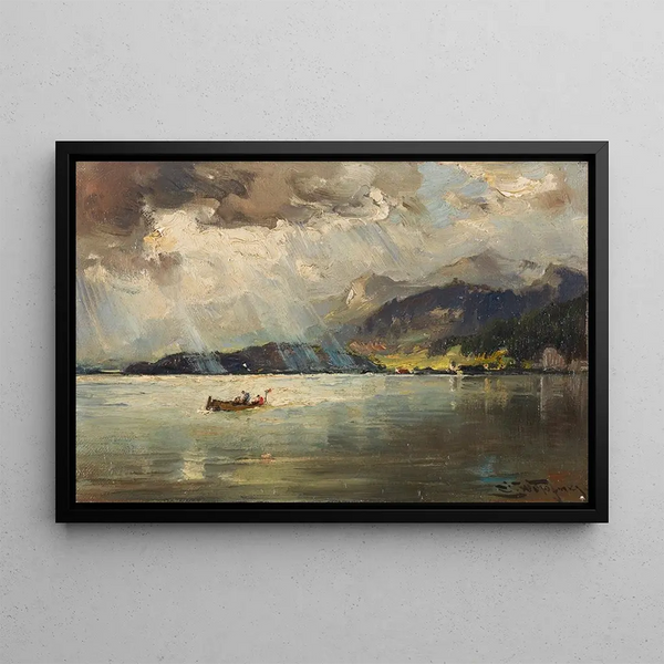 At Wörthersee - Joseph Wopfner — framed artwork on a wall