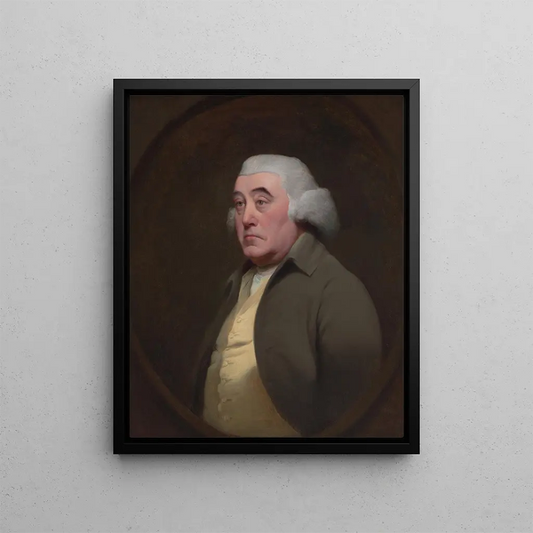 Dr Richard Wright - Joseph Wright de Derby — framed artwork on a wall