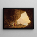 Grotte au Bord de la Mer dans le Royaume de Naples avec Bandits au Coucher du Soleil - Joseph Wright de Derby — framed artwork on a wall