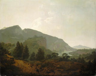 Italian landscape - Joseph Wright of Derby — artwork view