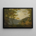 Landscape Lake Scene - Joseph Wright of Derby — framed artwork on a wall