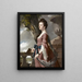 Mme Frances Hesketh - Joseph Wright de Derby — framed artwork on a wall