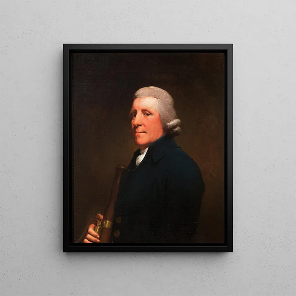 Portrait of M. Anthony Greatorex - Joseph Wright of Derby — framed artwork on a wall