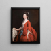 Portrait of Dorothy Berridge née Gladwin - Joseph Wright of Derby — framed artwork on a wall