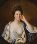Portrait painting of Lucy Stafford, later Mrs. Wilkinson - Joseph Wright of Derby — artwork view