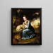 Portrait of Miss Frances Warren - Joseph Wright of Derby — framed artwork on a wall