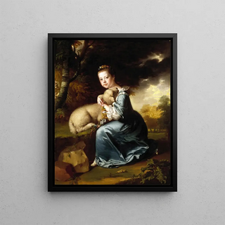 Joseph Wright of Derby - Portrait of Miss Frances Warren.webp