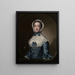 Portrait of Mrs. William Chase Sr - Joseph Wright of Derby — framed artwork on a wall