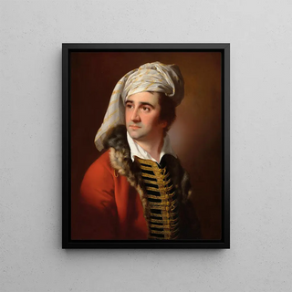 Joseph Wright of Derby - Portrait of a gentleman in a red furtrimmed coat.webp