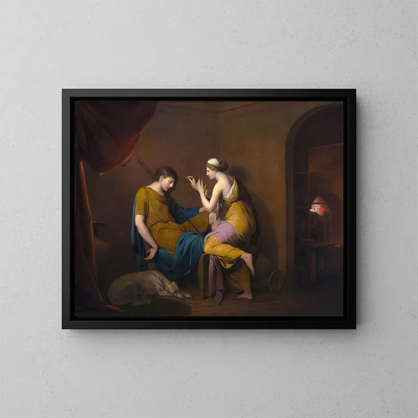 The Young Corinthian - Joseph Wright of Derby — framed artwork on a wall