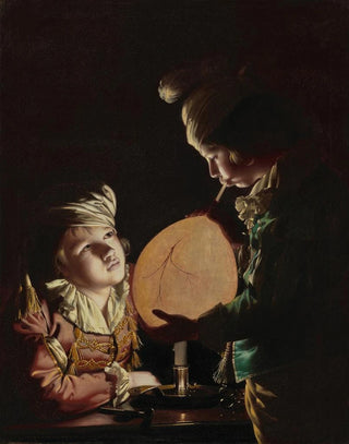 Joseph Wright of Derby - Two Boys with a Bladder.webp