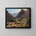 Motif de Styrie - Joseph Zahradniczek — framed artwork on a wall
