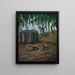 Mouflon Mouton à queue courte - Joséphine Joy — framed artwork on a wall