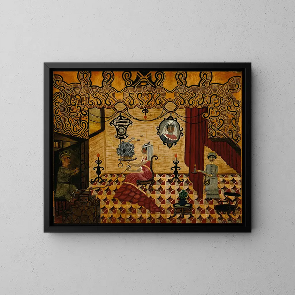 La Plaidoirie des prisonniers - Josephine Joy — framed artwork on a wall
