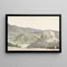 Italian landscape near Subiaco - Josephus Augustus Knip — framed artwork on a wall