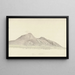 Mont Vésuve - Josephus Augustus Knip — framed artwork on a wall