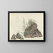Rochers envahis - Josephus Augustus Knip — framed artwork on a wall