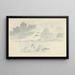 Études de nuages - Josephus Augustus Knip — framed artwork on a wall