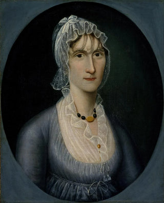 Joshua Johnson - Portrait of Mrs Barbara Baker Murphy.webp