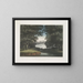 Chutes de Saint-Antoine sur le Mississippi - Joshua Shaw — framed artwork on a wall