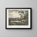Oyster Cove Painting, Virginia - Joshua Shaw — framed artwork on a wall