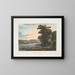 View above the Schuylkill Falls - Joshua Shaw — framed artwork on a wall